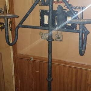 Wrought Iron Floor Candelabra